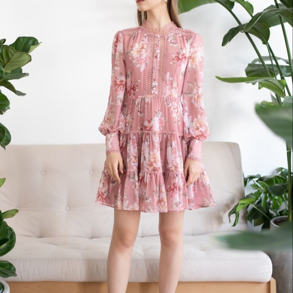Floral Pink Dress